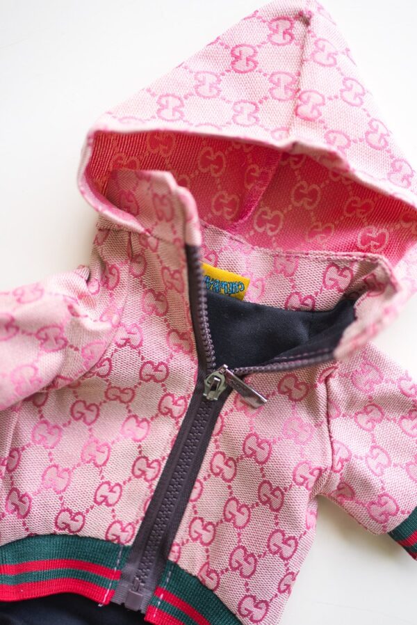 Pink Gucci Jacket w Hoodie