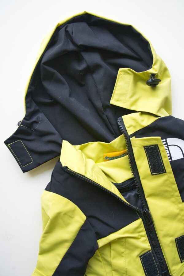 The Dog Face Waterproof Jacket(Neon Yellow)-img